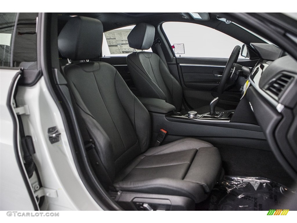 Black Interior 2017 BMW 4 Series 430i Gran Coupe Photo #115495465