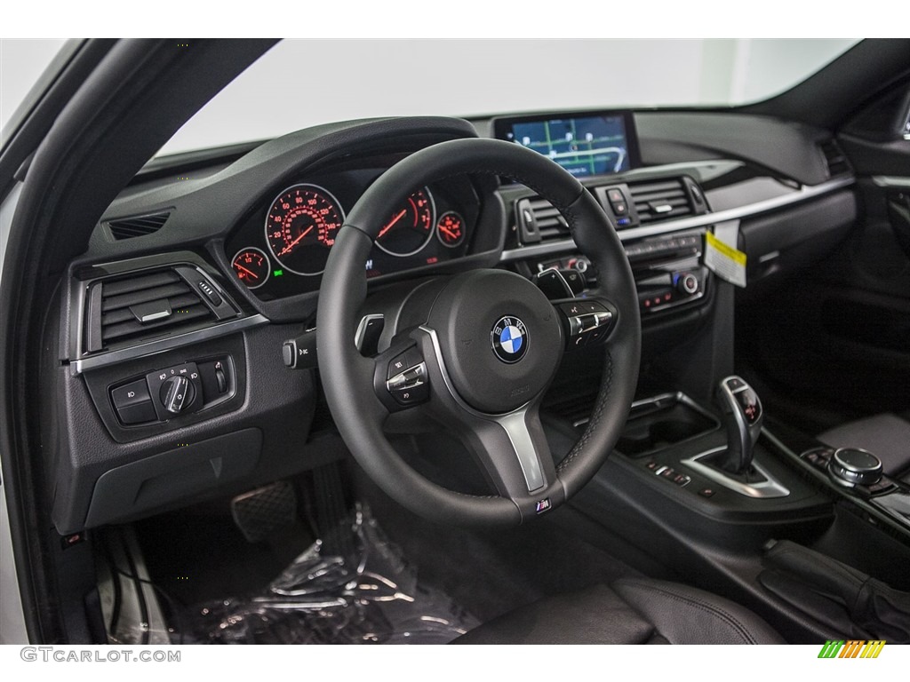 2017 BMW 4 Series 430i Gran Coupe Black Dashboard Photo #115495531