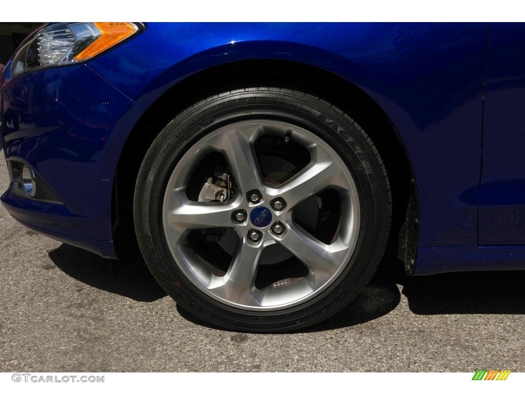 2013 Fusion SE - Deep Impact Blue Metallic / Charcoal Black photo #11