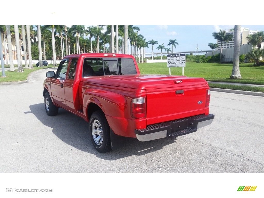 2001 Ranger XL SuperCab - Bright Red / Dark Graphite photo #3