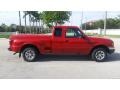 2001 Bright Red Ford Ranger XL SuperCab  photo #6