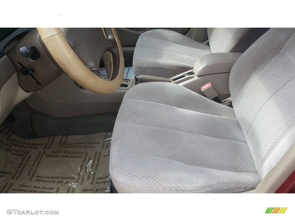 1999 Corolla CE - Venetian Red Pearl / Pebble Beige photo #10