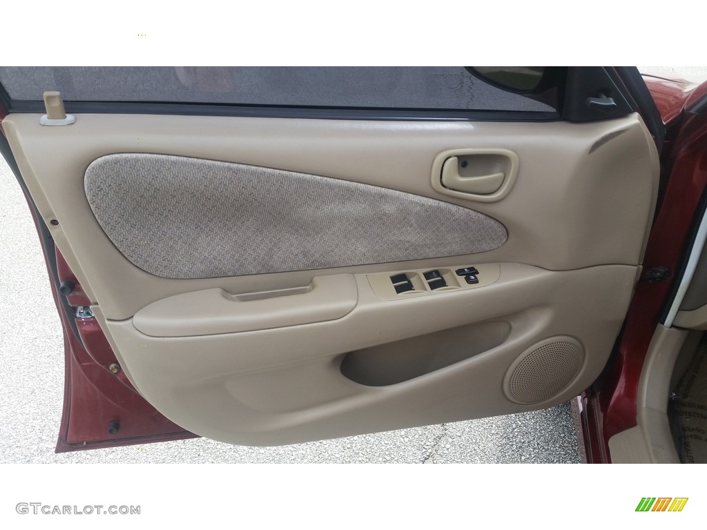 1999 Corolla CE - Venetian Red Pearl / Pebble Beige photo #12