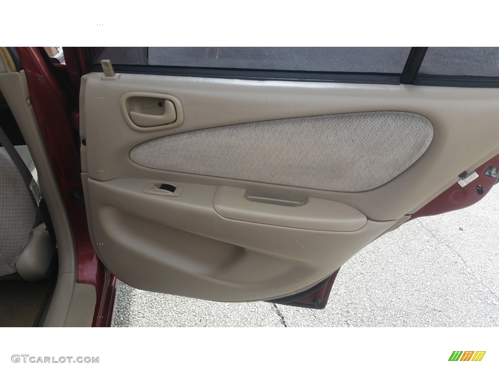 1999 Corolla CE - Venetian Red Pearl / Pebble Beige photo #16
