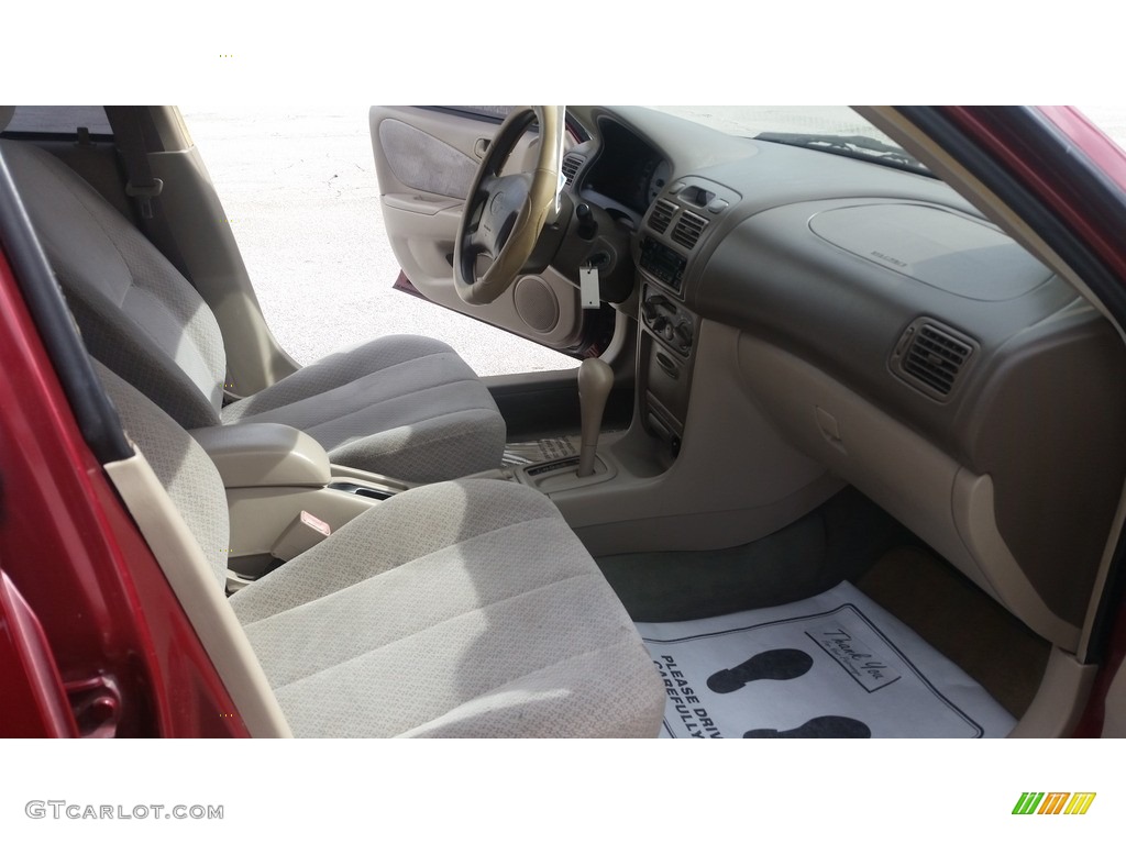 1999 Corolla CE - Venetian Red Pearl / Pebble Beige photo #17