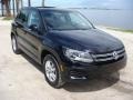 Deep Black Metallic 2012 Volkswagen Tiguan SE