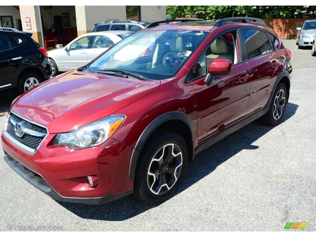 2013 XV Crosstrek 2.0 Premium - Venetian Red Pearl / Ivory photo #3