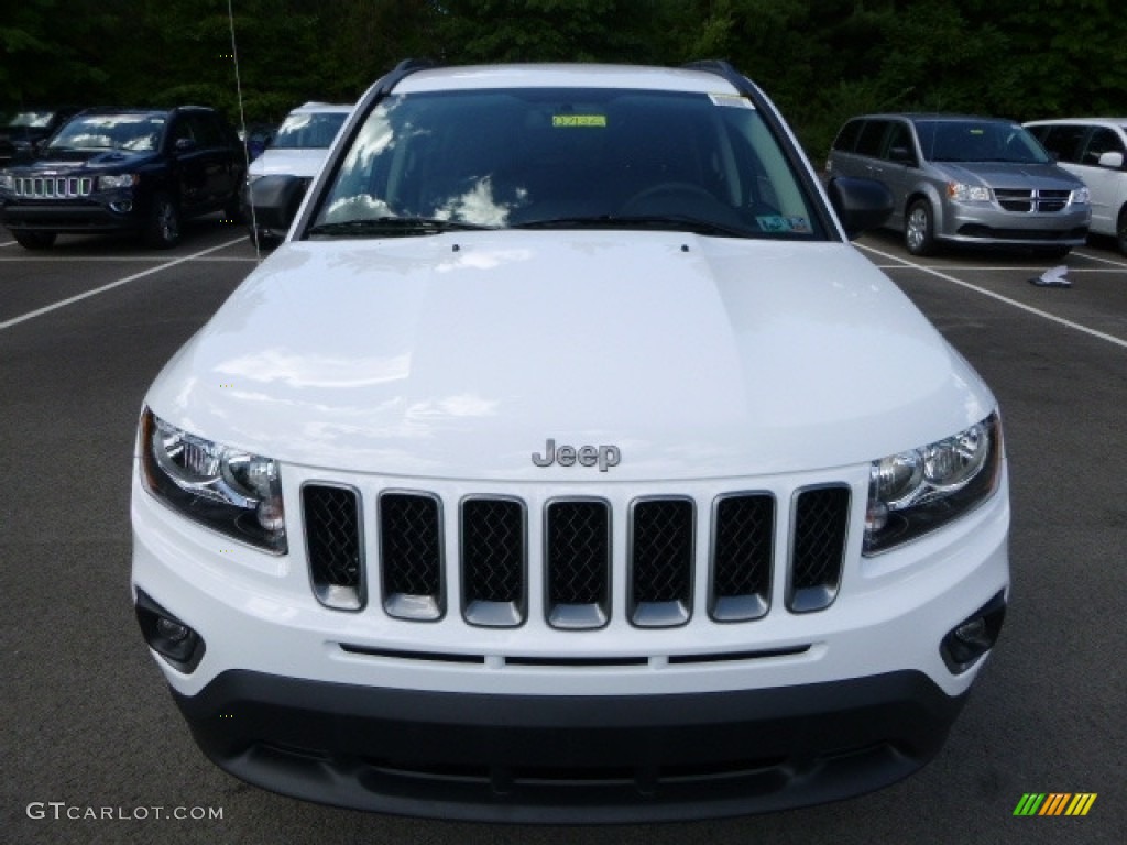 Bright White 2017 Jeep Compass Sport SE 4x4 Exterior Photo #115498816