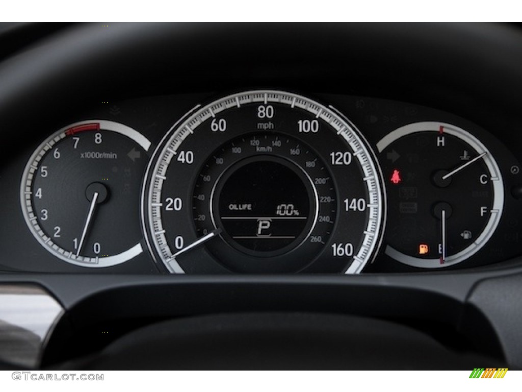 2017 Honda Accord EX-L V6 Sedan Gauges Photos