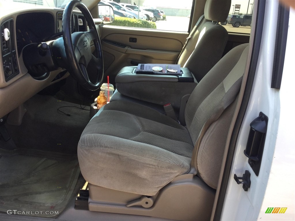 2004 Silverado 1500 LS Extended Cab - Summit White / Medium Gray photo #6