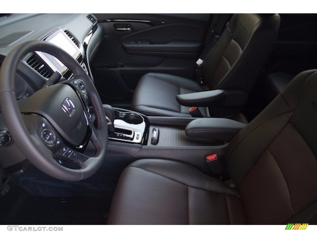 2017 Honda Ridgeline RTL-E AWD Black Edition Front Seat Photo #115500469
