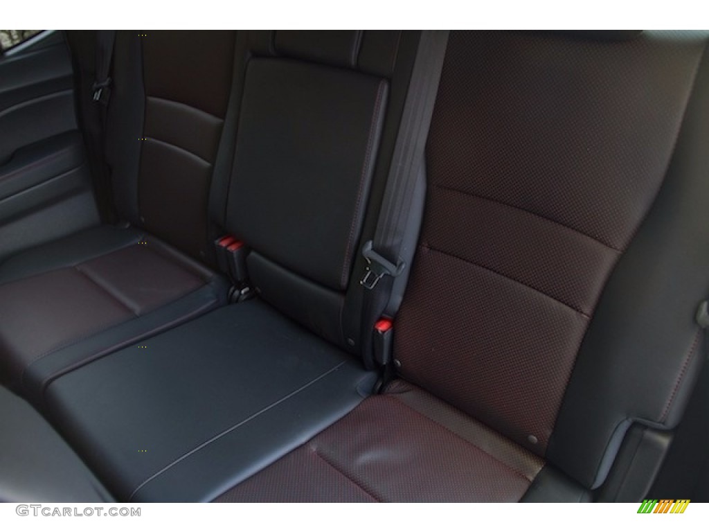 2017 Honda Ridgeline RTL-E AWD Black Edition Rear Seat Photo #115500604