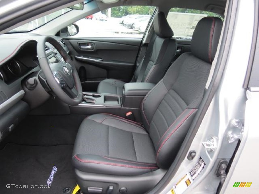 2017 Camry SE - Celestial Silver Metallic / Black photo #8