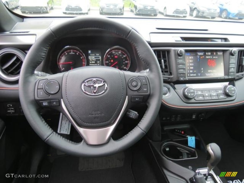 2016 Toyota RAV4 SE Black Dashboard Photo #115502665