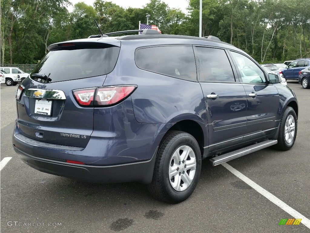 2013 Traverse LS - Atlantis Blue Metallic / Dark Titanium/Light Titanium photo #7