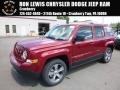Deep Cherry Red Crystal Pearl 2017 Jeep Patriot High Altitude