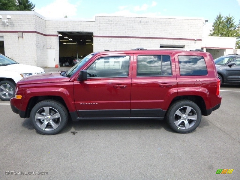 Deep Cherry Red Crystal Pearl 2017 Jeep Patriot High Altitude Exterior Photo #115504468