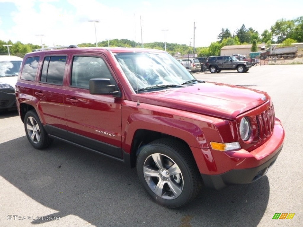 Deep Cherry Red Crystal Pearl 2017 Jeep Patriot High Altitude Exterior Photo #115504594