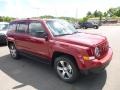 Deep Cherry Red Crystal Pearl 2017 Jeep Patriot High Altitude Exterior