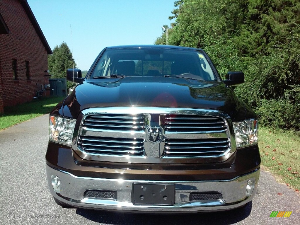 2013 1500 SLT Quad Cab 4x4 - Western Brown Pearl / Canyon Brown/Light Frost Beige photo #3