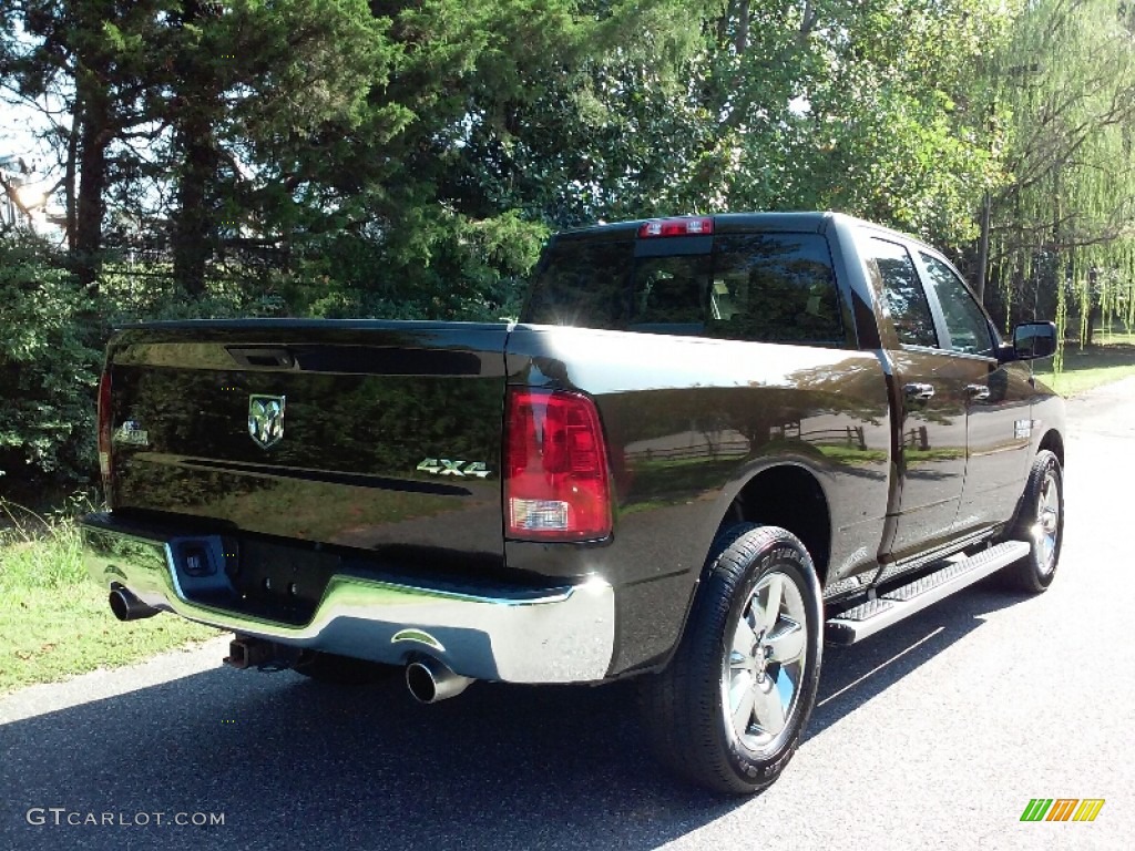 2013 1500 SLT Quad Cab 4x4 - Western Brown Pearl / Canyon Brown/Light Frost Beige photo #6