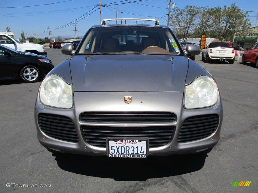 2004 Cayenne Turbo - Prosecco Metallic / Havanna/Sand Beige photo #2