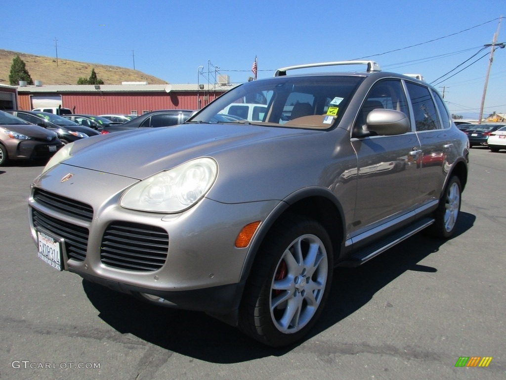 2004 Cayenne Turbo - Prosecco Metallic / Havanna/Sand Beige photo #3