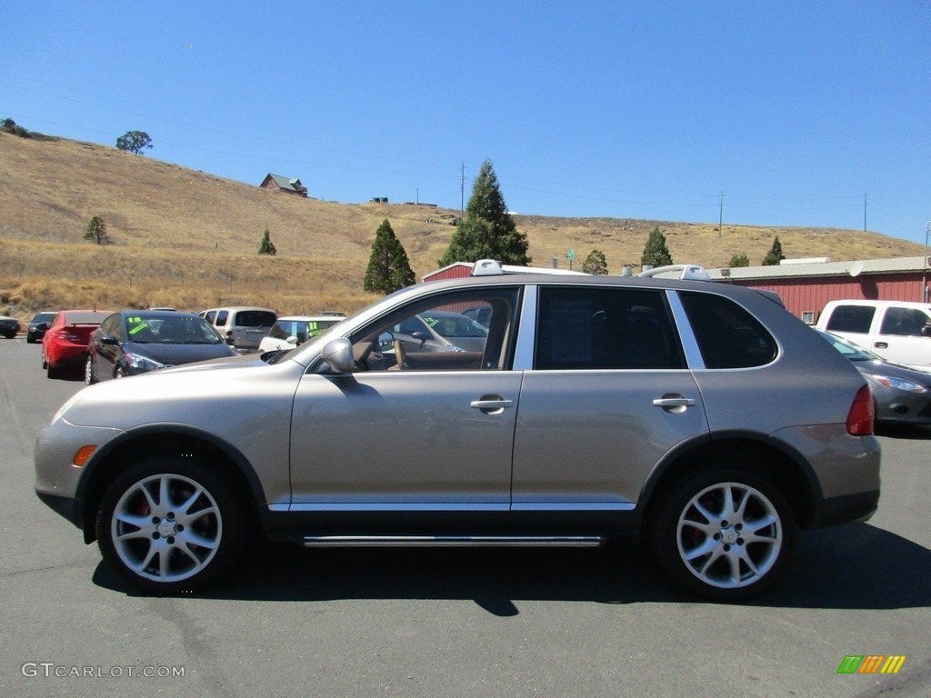 2004 Cayenne Turbo - Prosecco Metallic / Havanna/Sand Beige photo #4