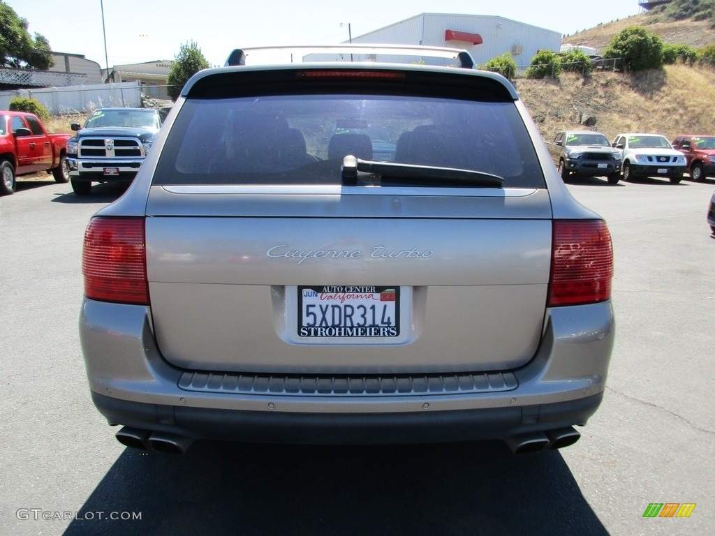 2004 Cayenne Turbo - Prosecco Metallic / Havanna/Sand Beige photo #6