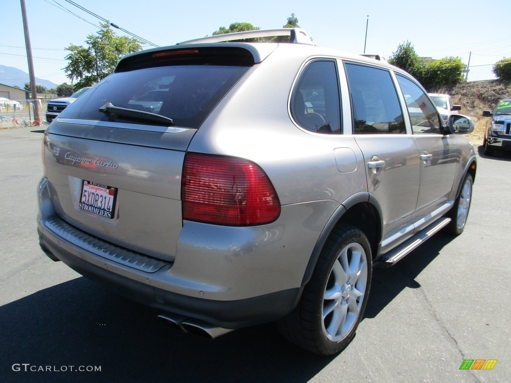 2004 Cayenne Turbo - Prosecco Metallic / Havanna/Sand Beige photo #7