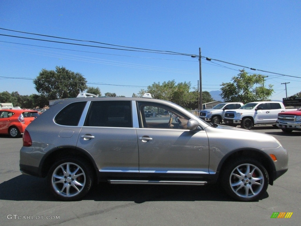 2004 Cayenne Turbo - Prosecco Metallic / Havanna/Sand Beige photo #8