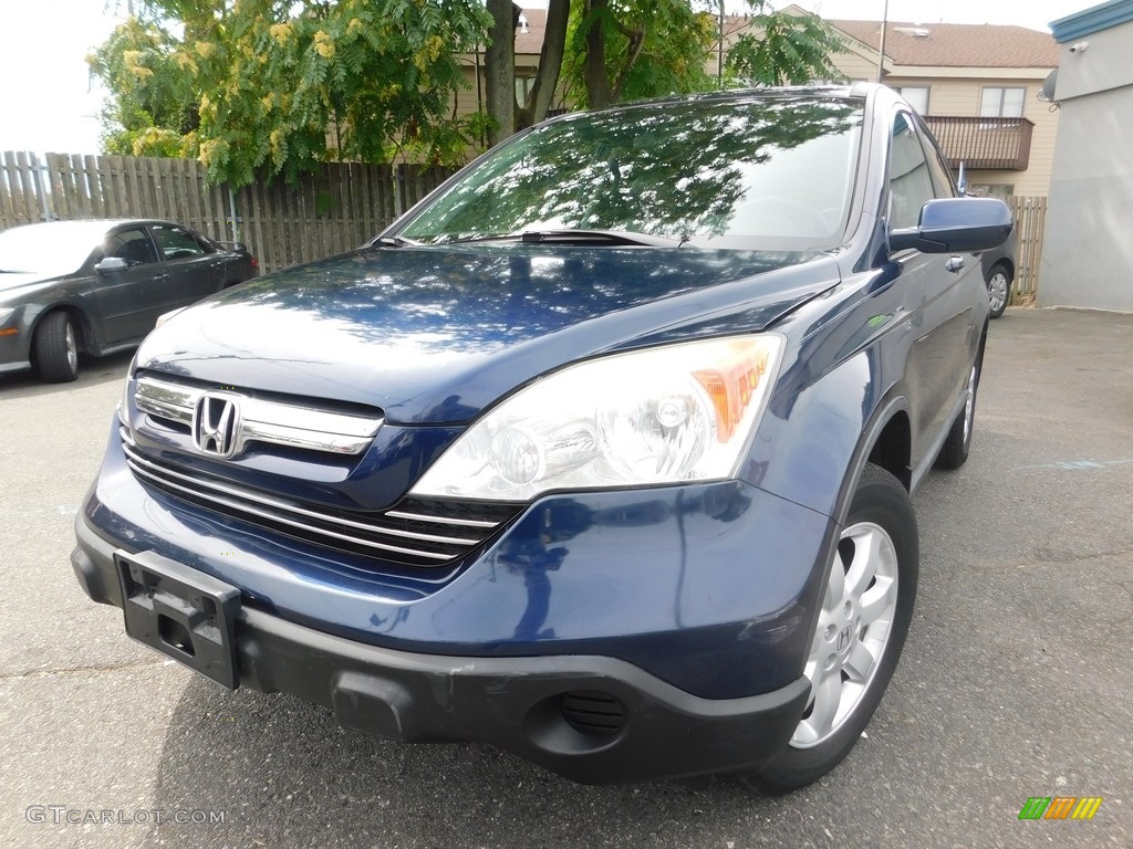 2008 CR-V EX-L 4WD - Royal Blue Pearl / Black photo #1