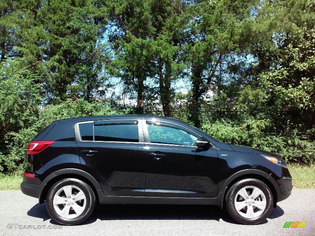Black Cherry 2012 Kia Sportage LX AWD Exterior Photo #115512055