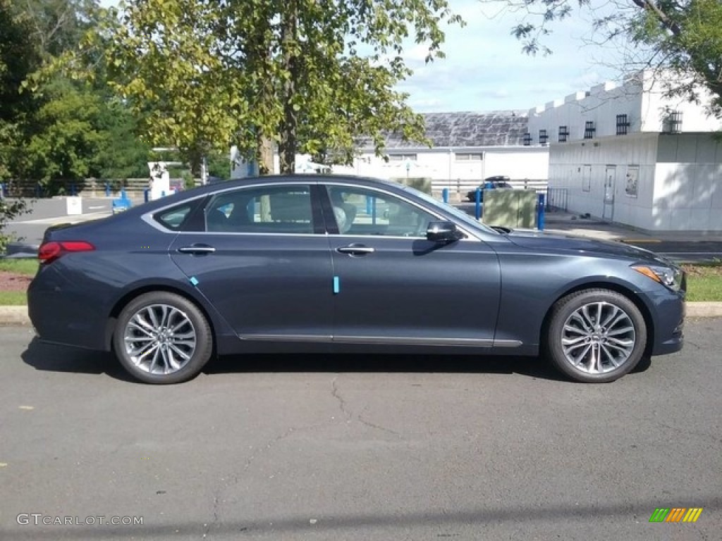 Patigonia Blue 2017 Hyundai Genesis G80 AWD Exterior Photo #115514051