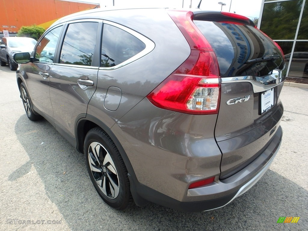 2015 CR-V Touring - Urban Titanium Metallic / Beige photo #3