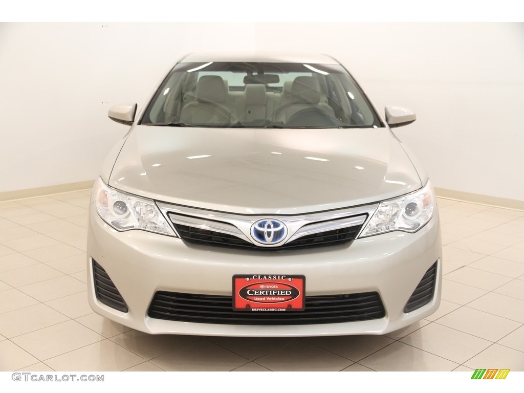 2013 Camry Hybrid LE - Champagne Mica / Ivory photo #2
