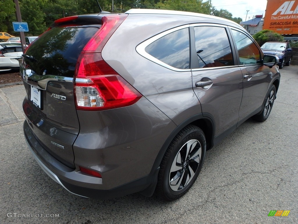 2015 CR-V Touring - Urban Titanium Metallic / Beige photo #6