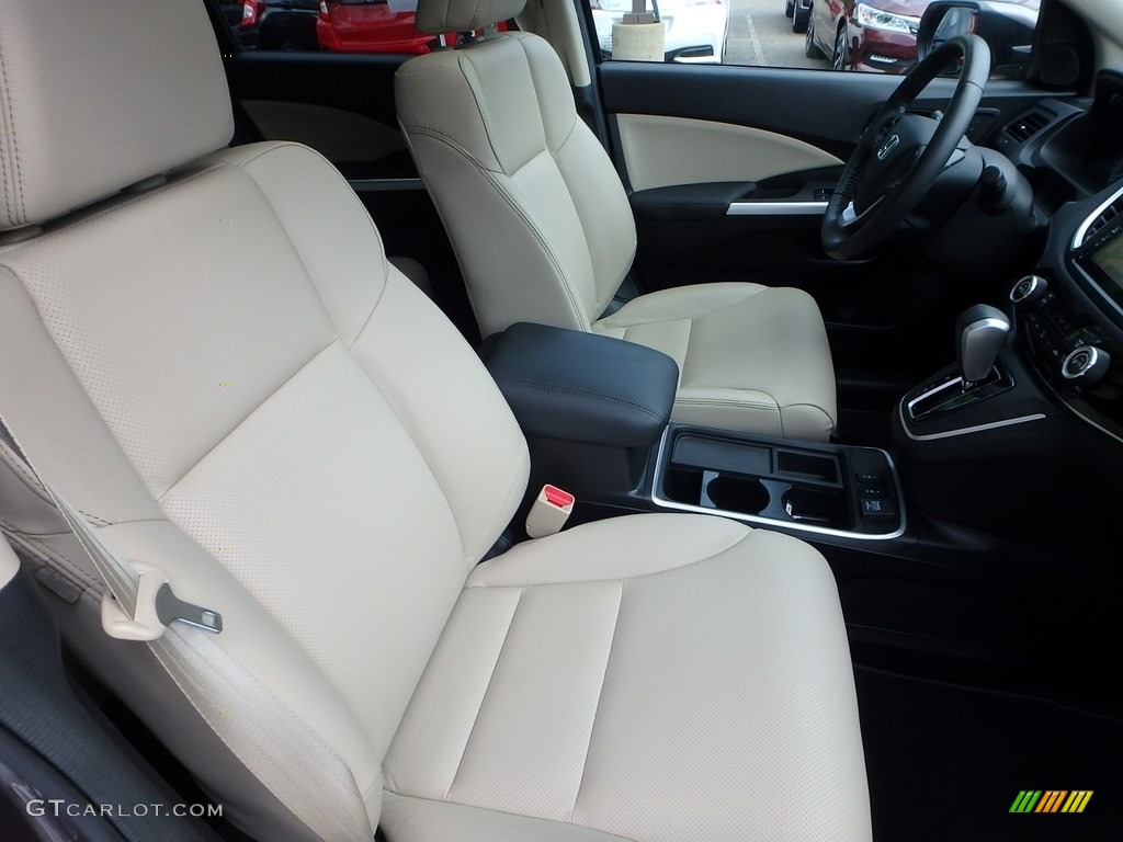 2015 CR-V Touring - Urban Titanium Metallic / Beige photo #11