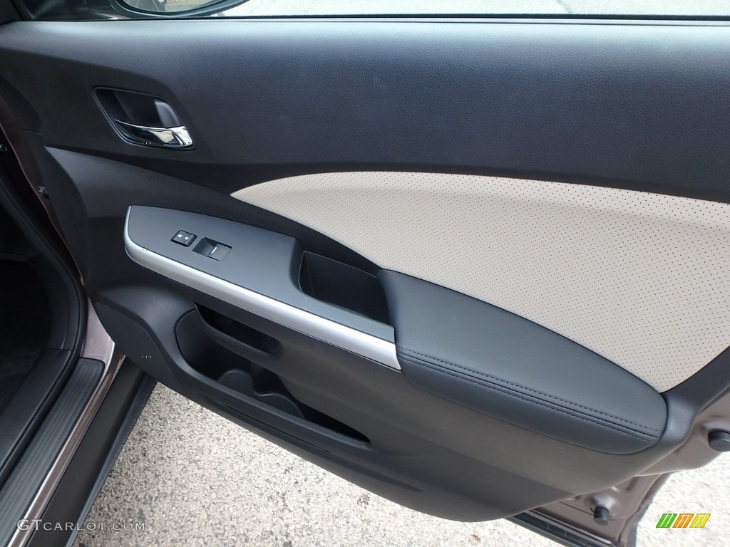 2015 CR-V Touring - Urban Titanium Metallic / Beige photo #13