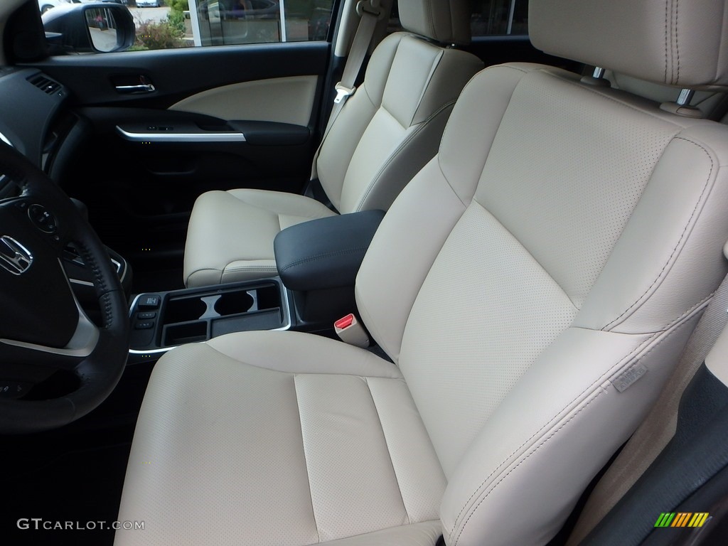 2015 CR-V Touring - Urban Titanium Metallic / Beige photo #15