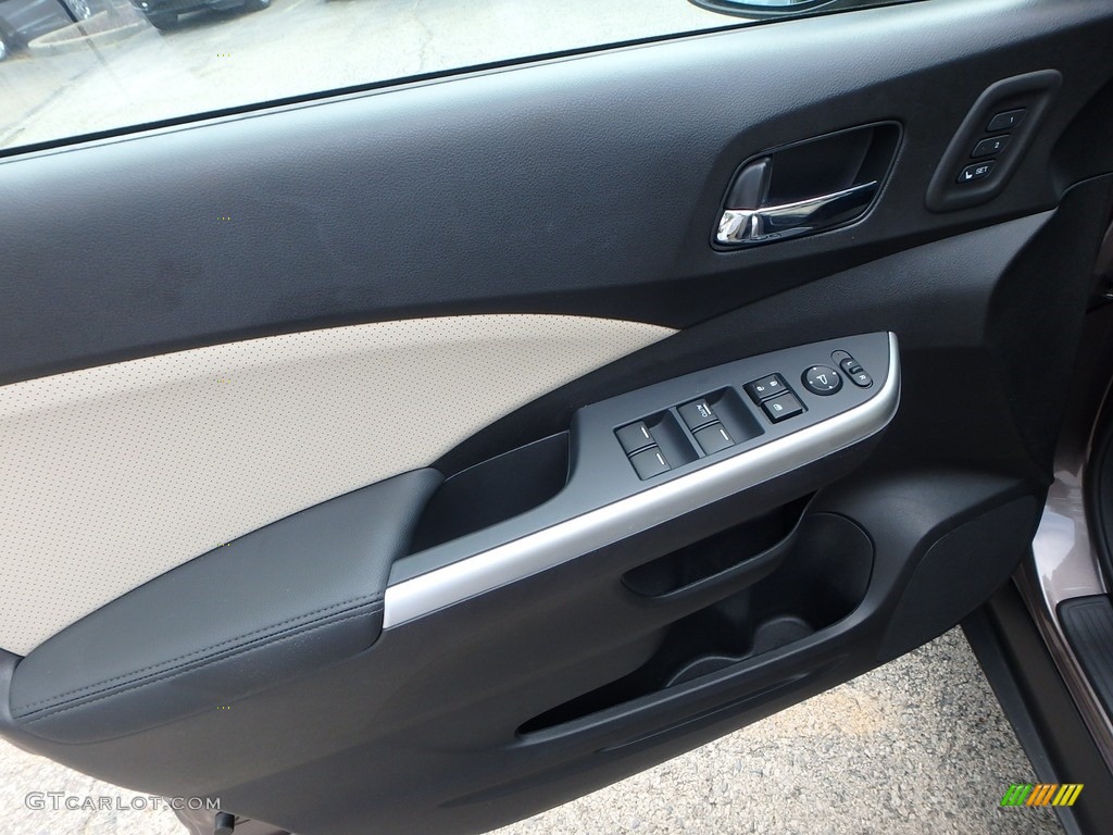 2015 CR-V Touring - Urban Titanium Metallic / Beige photo #18