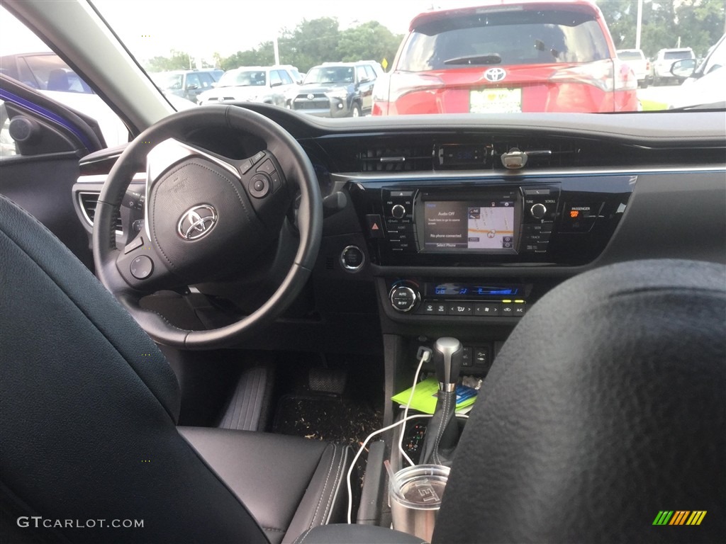 2016 Corolla S Plus - Blue Crush Metallic / Black photo #8