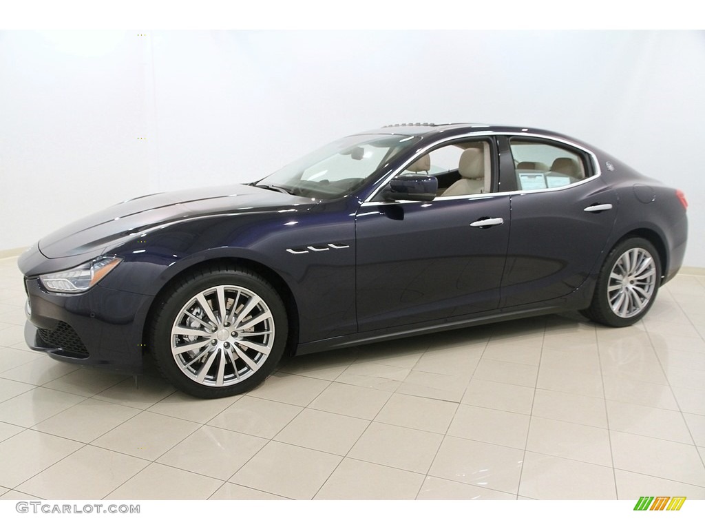 2014 Ghibli S Q4 - Blu Emozione (Blue) / Sabbia photo #4