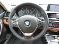 Saddle Brown 2014 BMW 3 Series 328i xDrive Sedan Steering Wheel