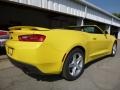 Bright Yellow 2017 Chevrolet Camaro LT Convertible Exterior