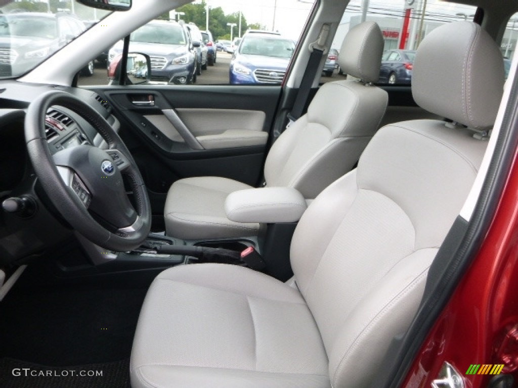 2015 Forester 2.5i Touring - Venetian Red Pearl / Gray photo #14