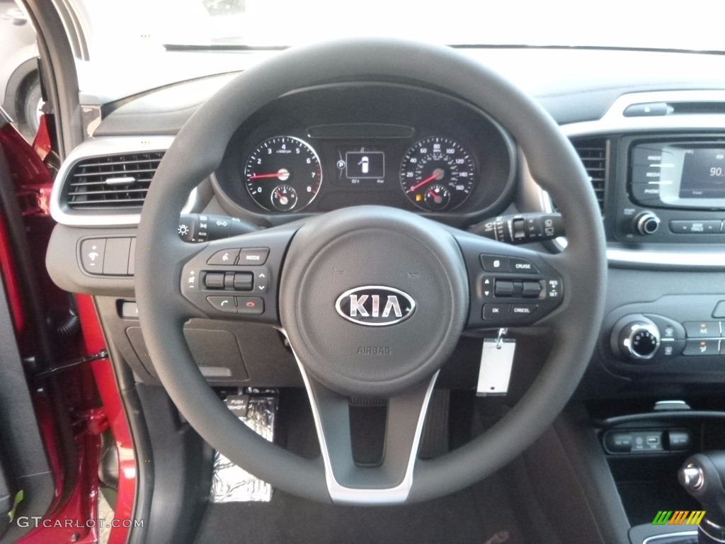 2017 Sorento LX AWD - Remington Red / Black photo #16