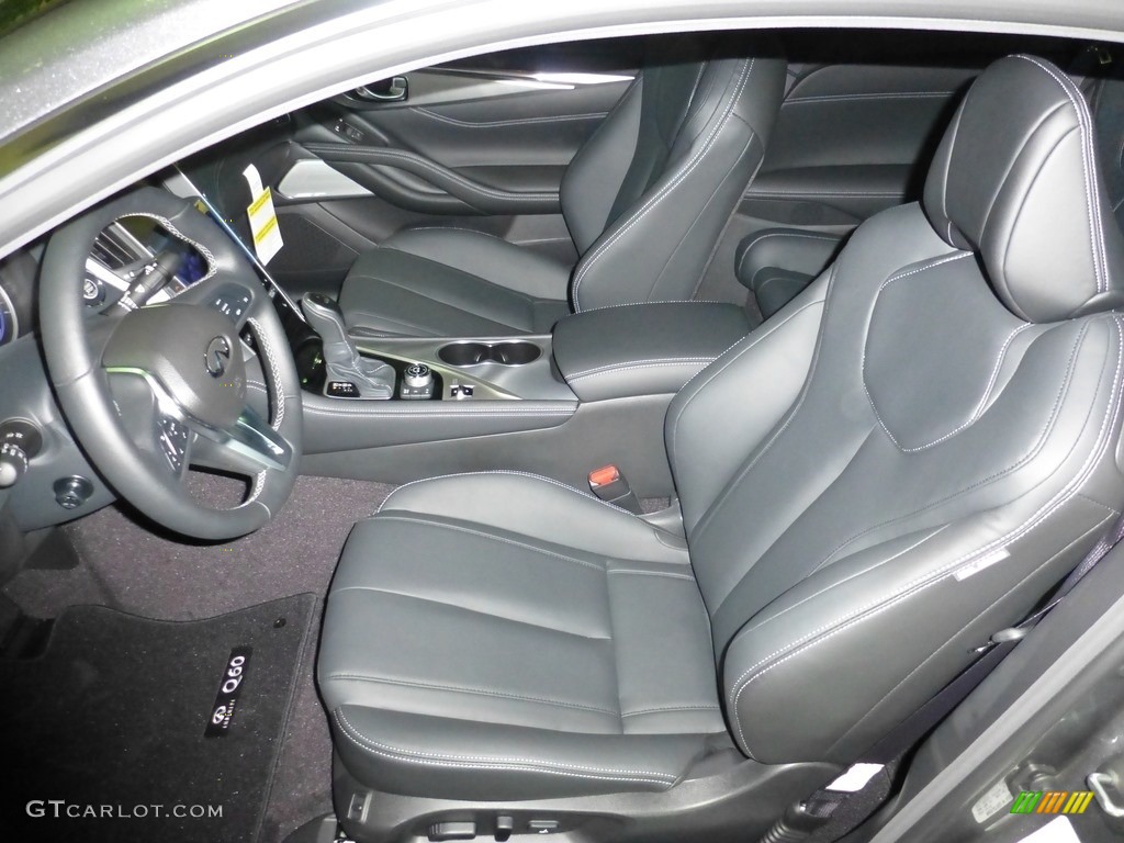 Graphite Interior 2017 Infiniti Q60 3.0t Premium Coupe Photo #115521071