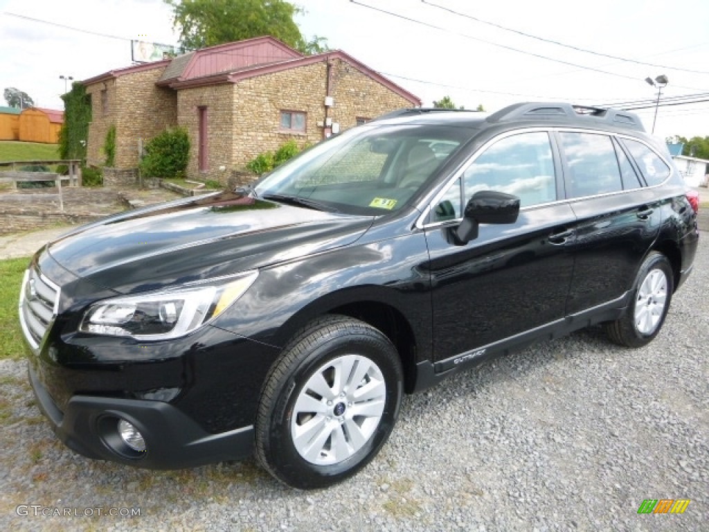 Crystal Black Silica 2017 Subaru Outback 2.5i Premium Exterior Photo #115521308