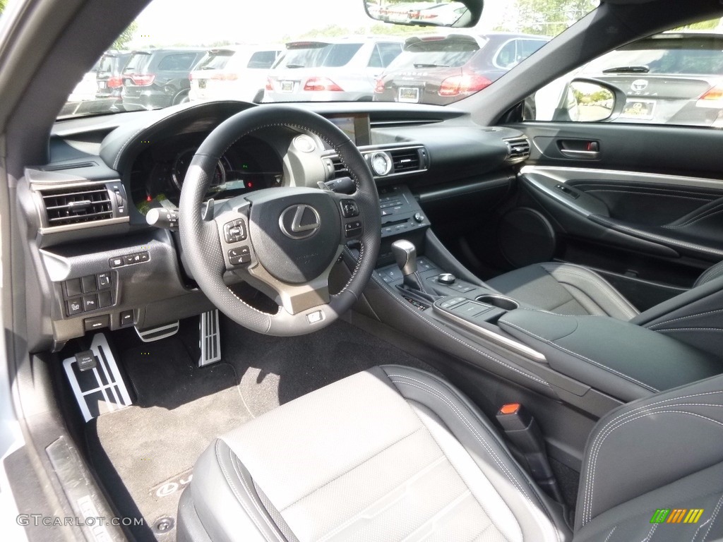 Black Interior 2016 Lexus RC 300 AWD Coupe Photo #115522904